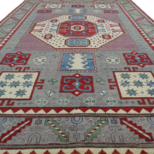 Kazak - 297 x 206 cm - Handgeknoopt vloerkleed