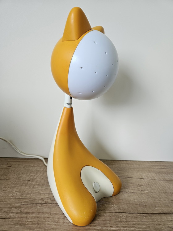 Image 1 of Vintage Cat Design Pop Art Table Lamp