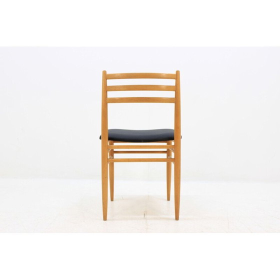 Image 1 of Set van 4 vintage scandinavische eetkamerstoelen