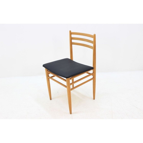 Image 1 of Set van 4 vintage scandinavische eetkamerstoelen