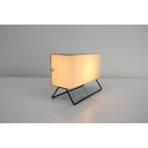 Image 1 of Vintage gelakt metalen tafellamp van Pokrok Žilina, Tsjecho-Slowakije 1960