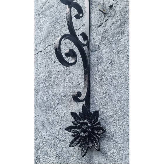 Image 1 of Paar vintage lantaarns "Rue de la Paix" voor Claude Lefebvre, 1980