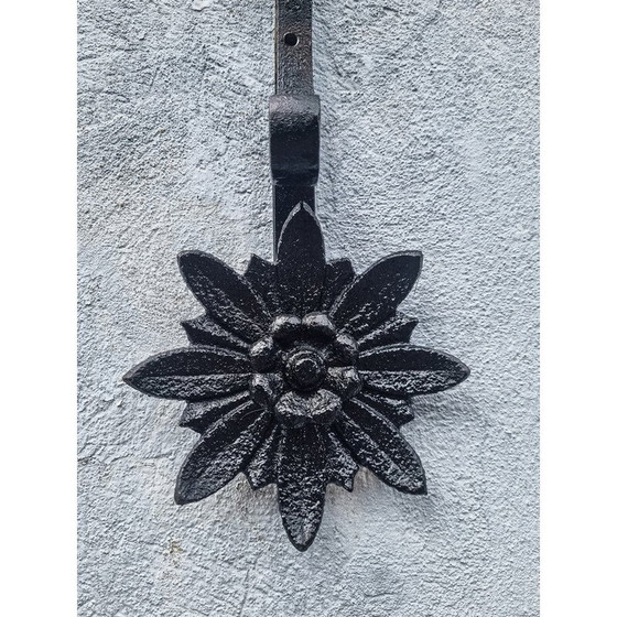 Image 1 of Paar vintage lantaarns "Rue de la Paix" voor Claude Lefebvre, 1980