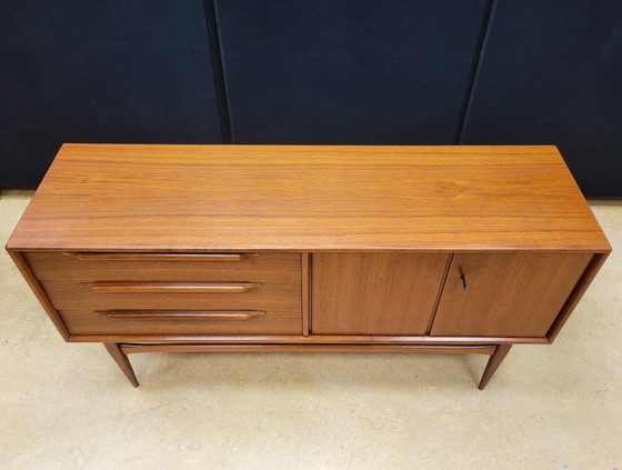 Image 1 of Sideboard In Teak Van Heinrich Riestenpatt Voor Rt Mobel