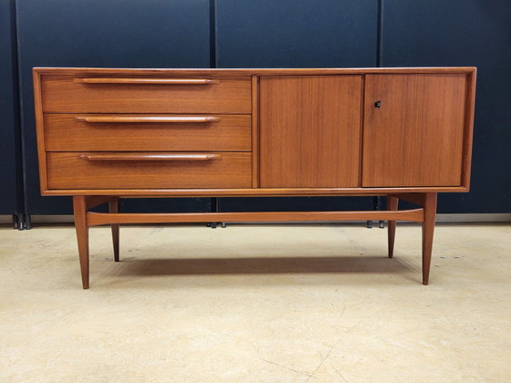 Image 1 of Sideboard In Teak Van Heinrich Riestenpatt Voor Rt Mobel