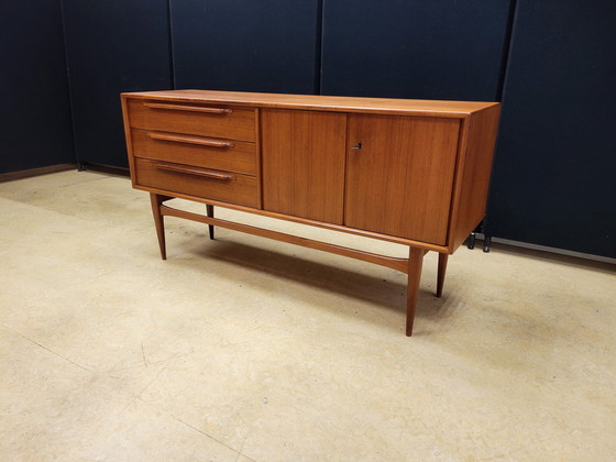 Image 1 of Sideboard In Teak Van Heinrich Riestenpatt Voor Rt Mobel