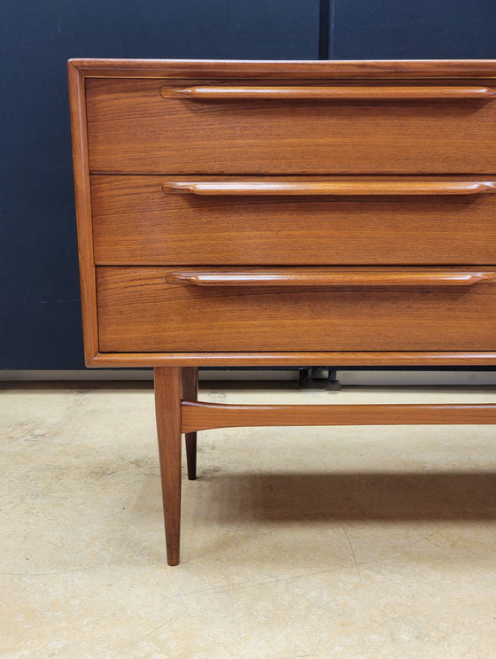 Image 1 of Sideboard In Teak Van Heinrich Riestenpatt Voor Rt Mobel