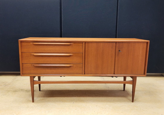 Image 1 of Sideboard In Teak Van Heinrich Riestenpatt Voor Rt Mobel