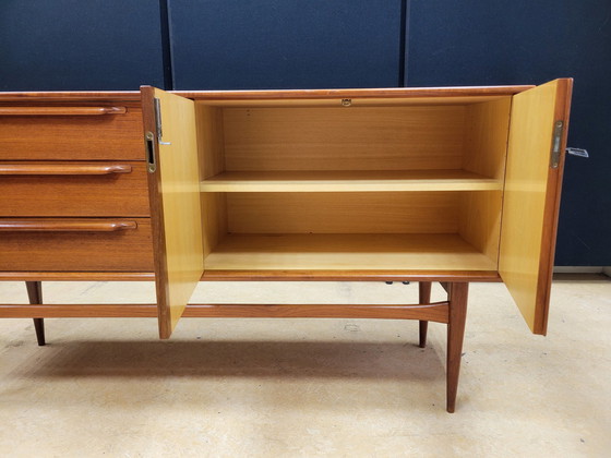 Image 1 of Sideboard In Teak Van Heinrich Riestenpatt Voor Rt Mobel