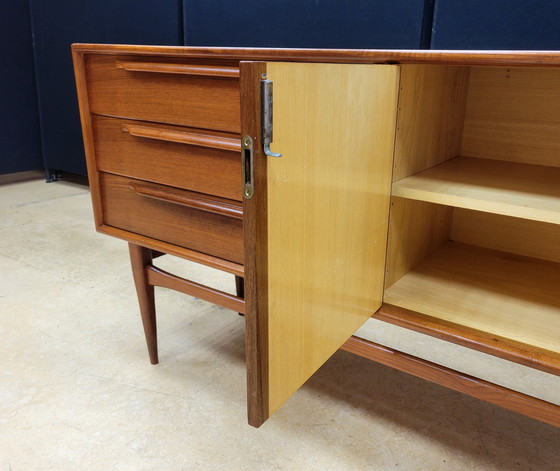 Image 1 of Sideboard In Teak Van Heinrich Riestenpatt Voor Rt Mobel