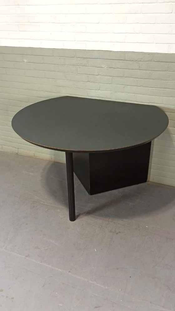 Image 1 of Vintage Postmoderne Geometrische Uitschuifbare Eettafel