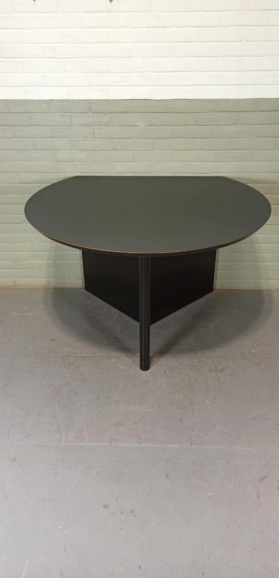 Image 1 of Vintage Postmoderne Geometrische Uitschuifbare Eettafel