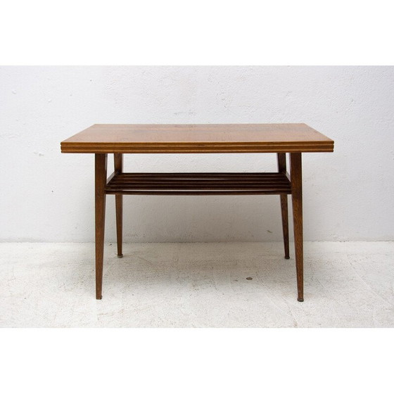 Image 1 of Vintage beukenhouten salontafel, Tsjecho-Slowakije 1960