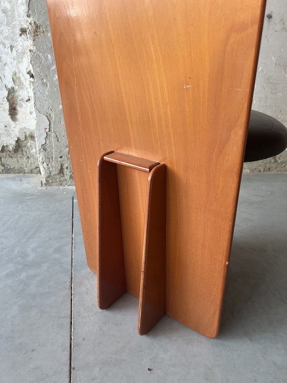 Image 1 of 4 x eetkamerstoelen brutalist