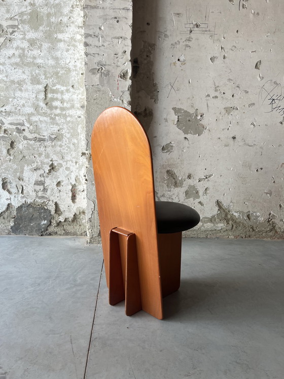 Image 1 of 4 x eetkamerstoelen brutalist