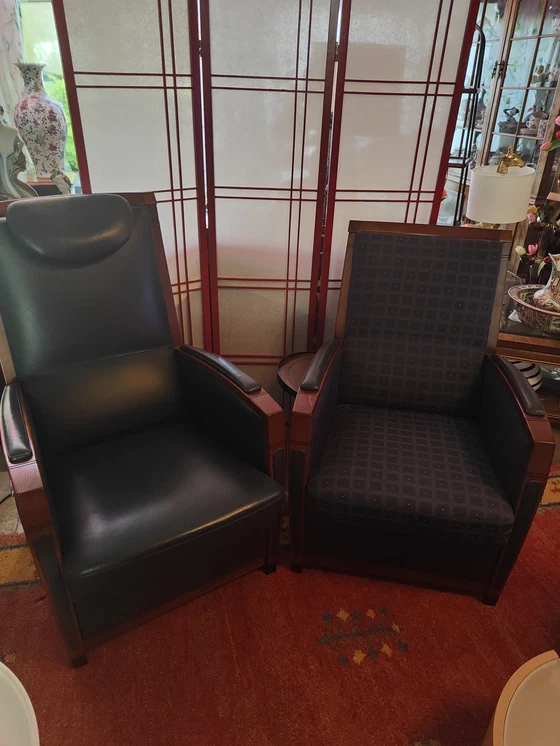 Image 1 of 2x Schuitema art Deco fauteuils  IZGS