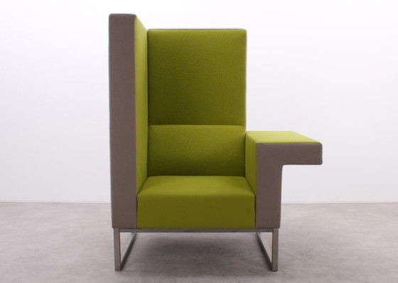 Image 1 of Casala Palau Bricks fauteuil groen/grijs