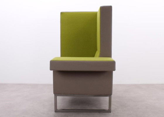 Image 1 of Casala Palau Bricks fauteuil groen/grijs