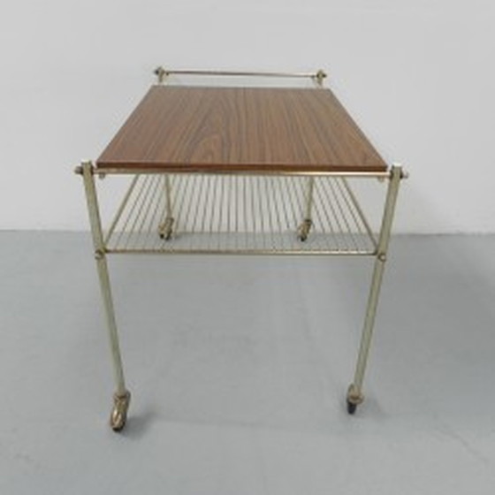 Image 1 of Vintage salontafelrek voor singles - jaren 1960