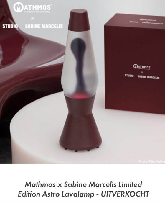 Image 1 of Mathmos X Sabine Marcelis Limited Edition Astro Lavalamp