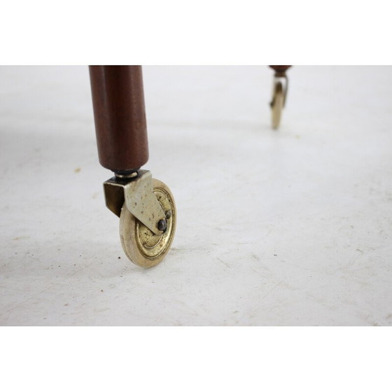 Image 1 of Vintage teakhouten serveerwagen, Denemarken 1960