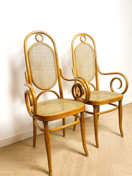 Image 1 of 2 X Thonet Stoel, Lange Jan, 207Rf