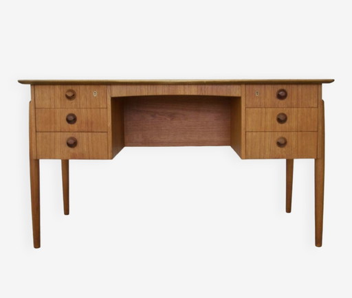 Vintage Deens Teak Directiebureau van Kai Kristiansen, 1964