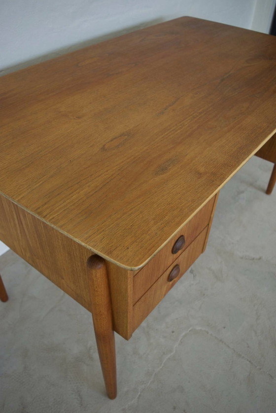 Image 1 of Vintage Deens Teak Directiebureau van Kai Kristiansen, 1964