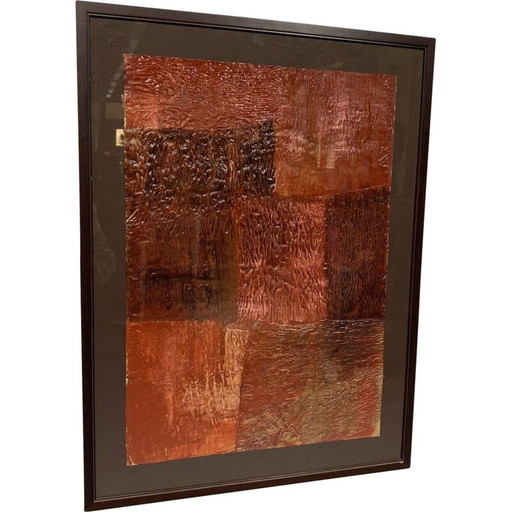 Olieverf op oud papier door Therese De Bieven