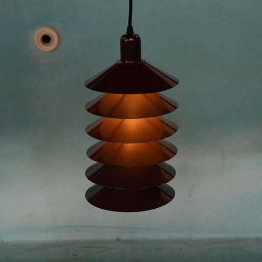 Space age TipTop hanglamp schalen, Danish design pendant