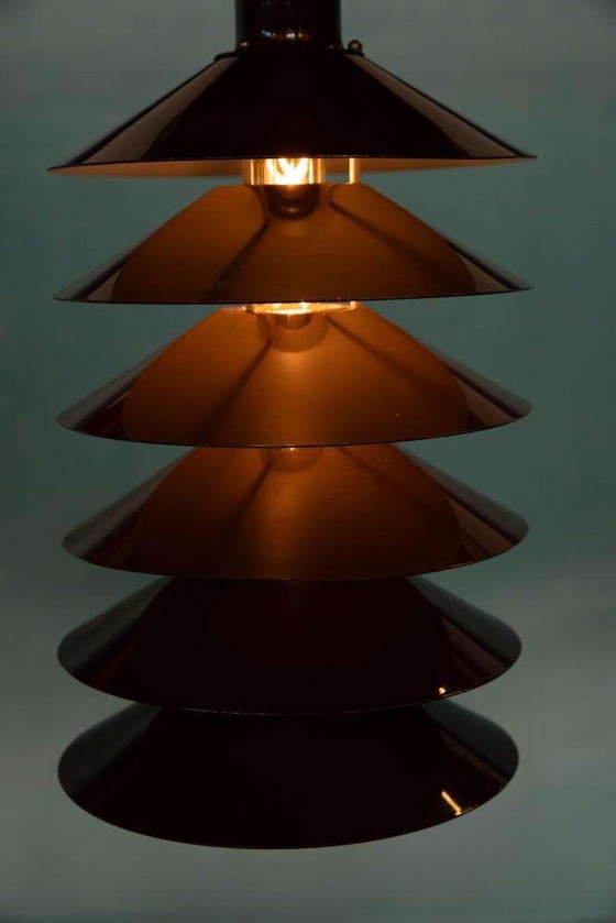 Image 1 of Space age TipTop hanglamp schalen, Danish design pendant