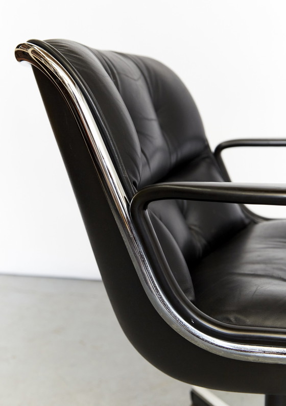 Image 1 of Executive draaistoel door Charles Pollock voor Knoll International, jaren 1960