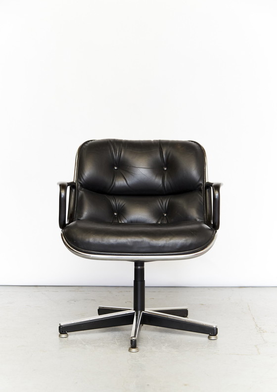 Image 1 of Executive draaistoel door Charles Pollock voor Knoll International, jaren 1960