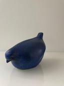 Beeld Gestileerde Vogel - Safierblauw Keramiek - Scandinavian Design