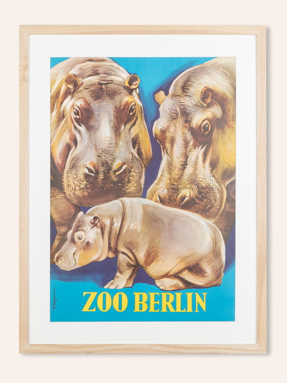 Image 1 of Dierentuin Berlijn, 53 x 70 cm