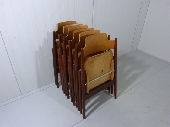 Image 1 of 6  Egon Eiermann SE 18 klapstoelen Wilde + Spieth, 1950