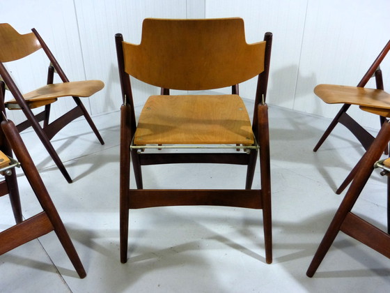 Image 1 of 6  Egon Eiermann SE 18 klapstoelen Wilde + Spieth, 1950