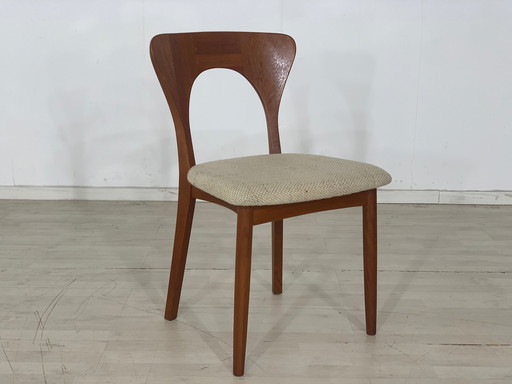 Niels koefoed teakhouten stoelen eetkamerstoel vintage