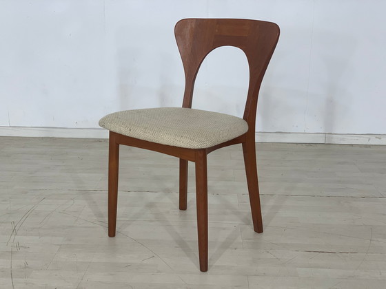 Image 1 of Niels koefoed teakhouten stoelen eetkamerstoel vintage