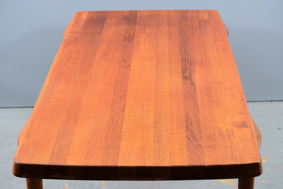 Image 1 of Vintage Deense biologische teakhouten salontafel, jaren 60
