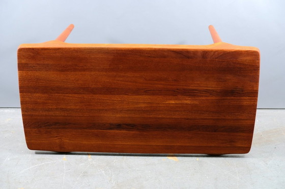 Image 1 of Vintage Deense biologische teakhouten salontafel, jaren 60