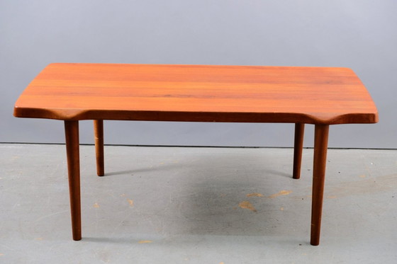 Image 1 of Vintage Deense biologische teakhouten salontafel, jaren 60