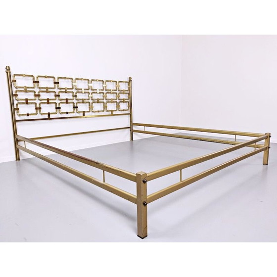 Image 1 of Vintage messing bed van Luciano Frigerio, 1970
