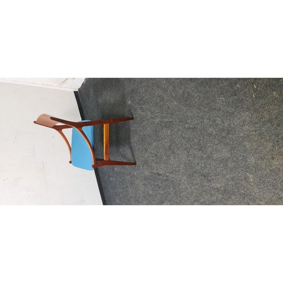 Image 1 of Set van 6 vintage teakhouten eetkamerstoelen van Vestervig Eriksen voor Møbelfabrik Aarhus, Denemarken