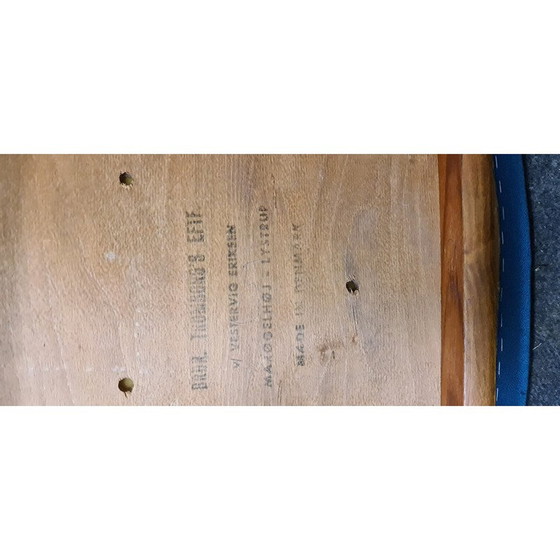 Image 1 of Set van 6 vintage teakhouten eetkamerstoelen van Vestervig Eriksen voor Møbelfabrik Aarhus, Denemarken