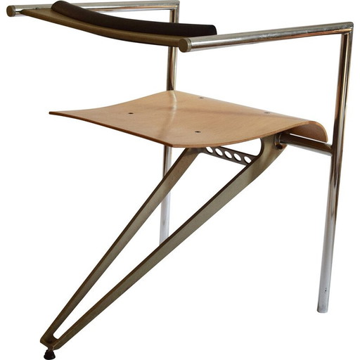 Vintage XM3 fauteuil van Xavier Matégot voor Farjon, Frankrijk 1986