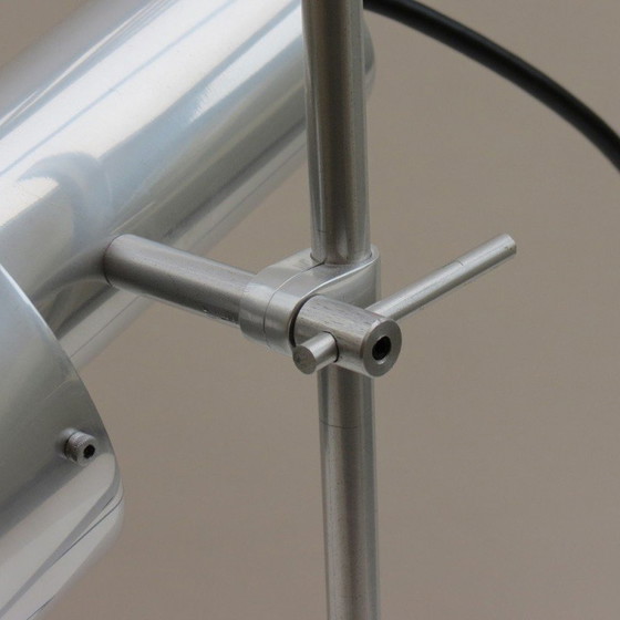Image 1 of Vintage aluminium bureaulampen met enkele spot door Peter Nelson voor Architectural Lighting Ltd., 1960