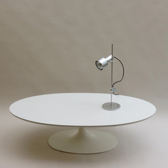 Image 1 of Vintage aluminium bureaulampen met enkele spot door Peter Nelson voor Architectural Lighting Ltd., 1960