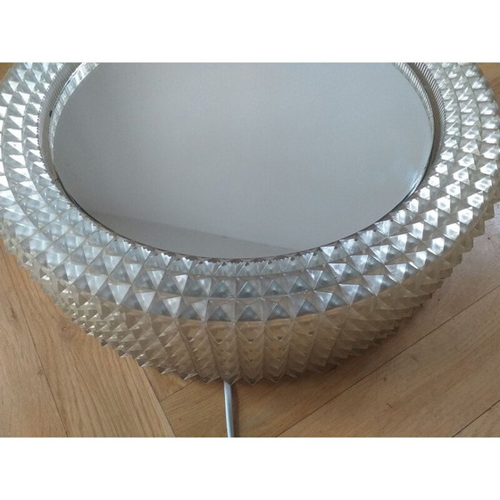 Image 1 of Vintage spiegel met achtergrondverlichting, 1970