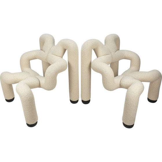 Image 1 of Paar vintage "Ekstrem" fauteuils van Terje Ekstrøm voor Varier Stokke, Noorwegen 1984